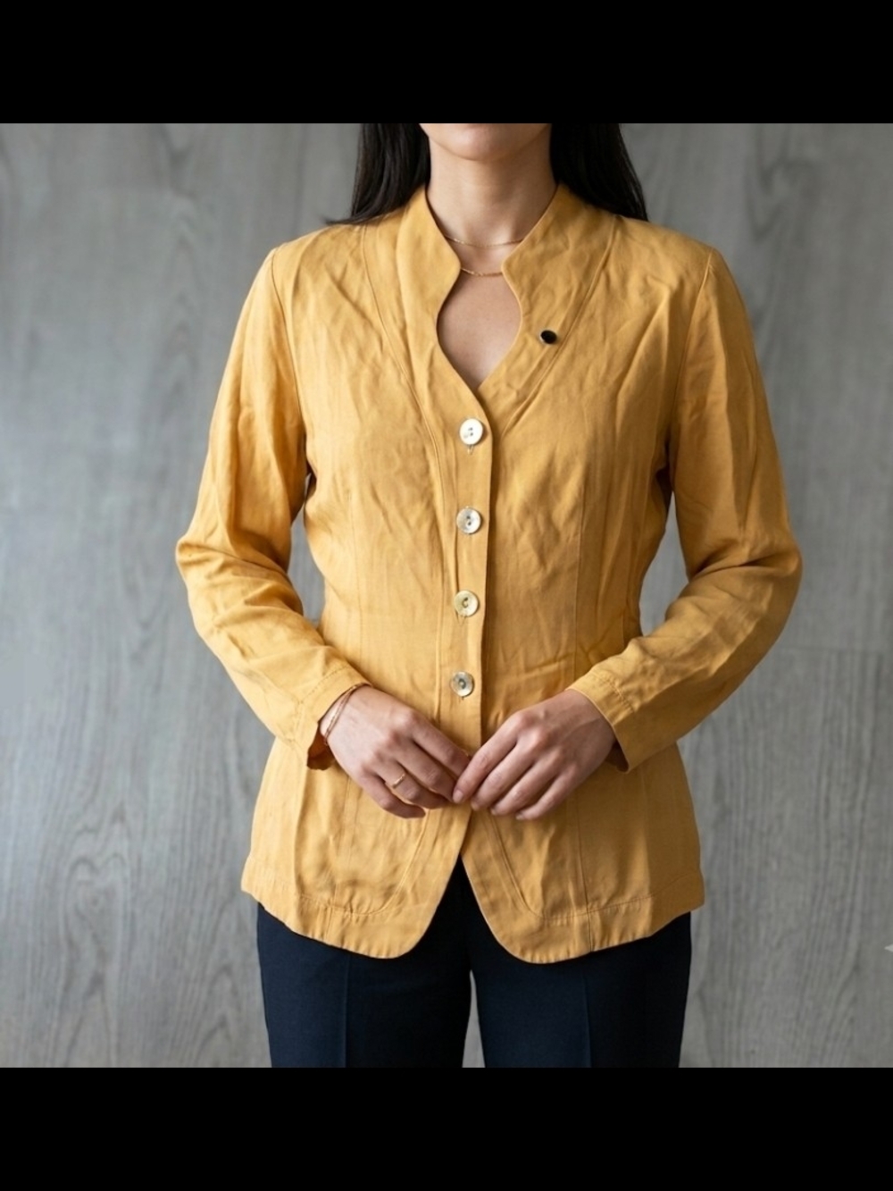 Vintage 'Rialto Collection' Mustard Jacket - Size L